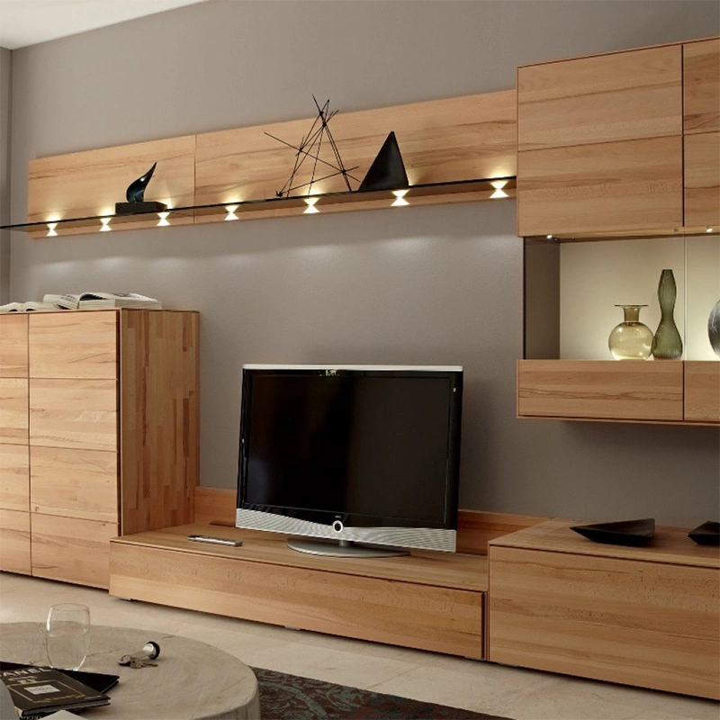 Italienische Stil Wohnzimmer Möbel MDF Schrank Sinter Stein Tisch TV-Standfuß oben