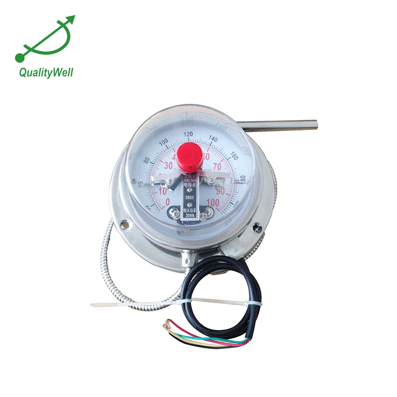 High Contact Rating Electric Contact Remote Reading Thermometer Exhaust Temp Thermometer Gauge