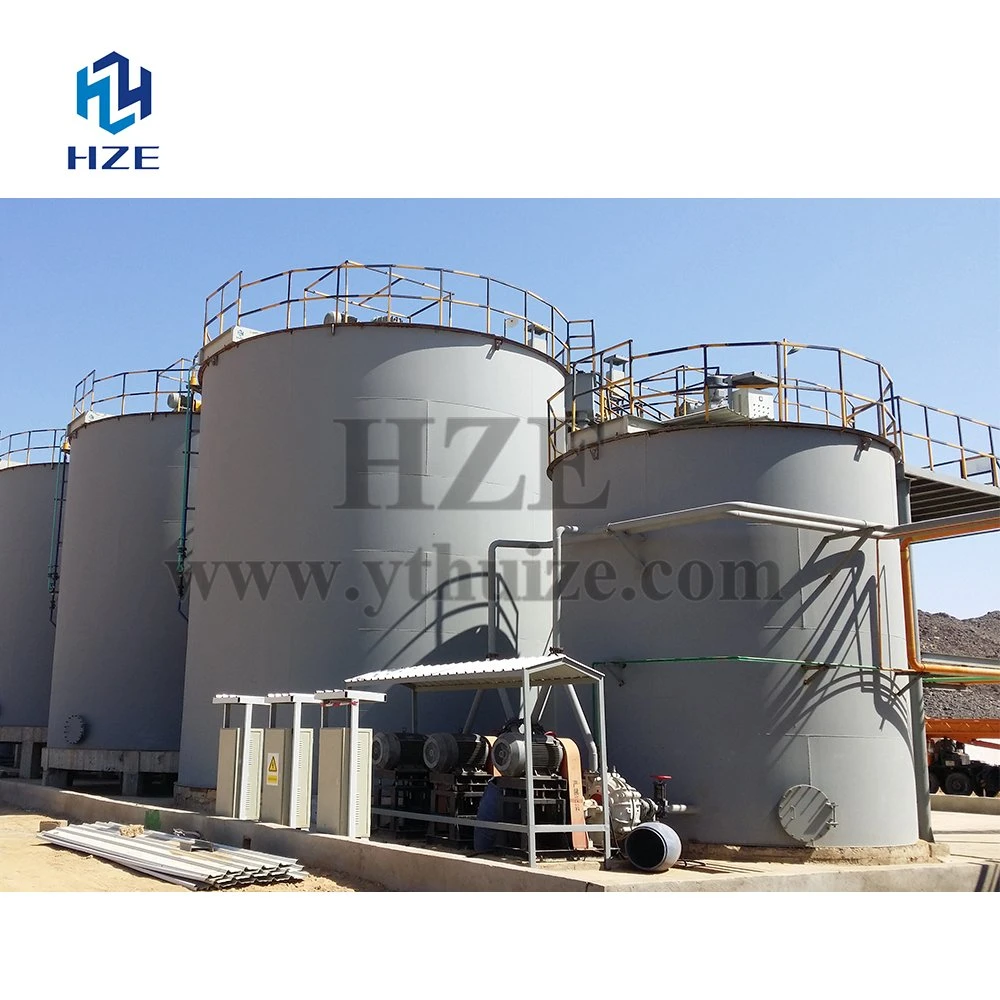 Slurry Mixer Cyanide Leaching Agitation Tank of Gold CIL Plant