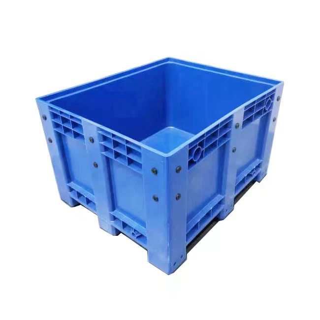 Plastic Pallet Box for Industrial Use Warehouse Transport Container HDPE