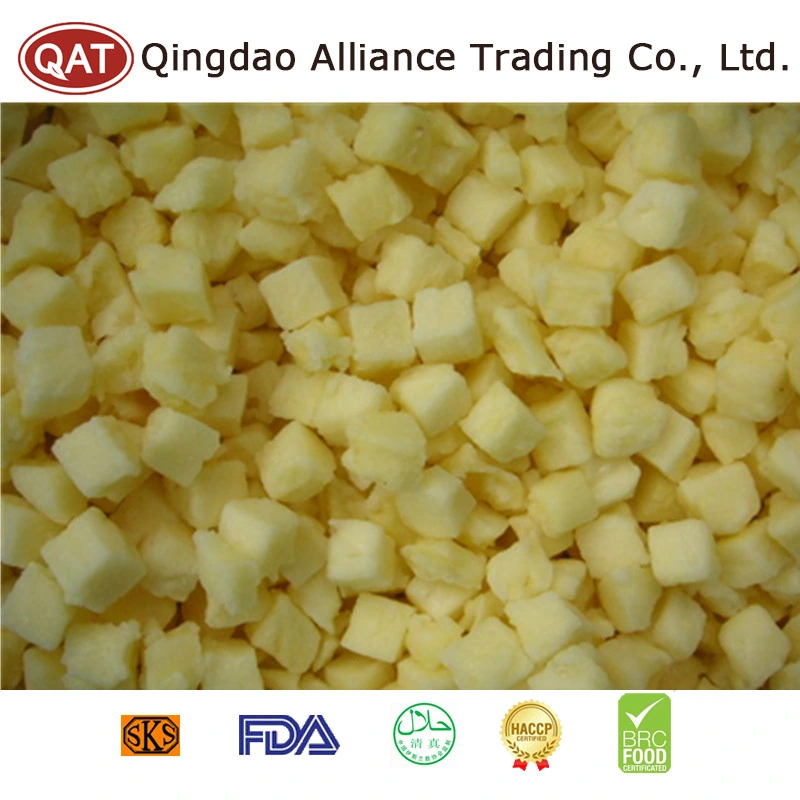 Top Quality China Natural Freeze Frozen IQF Diced Red Apple with Competitive Price