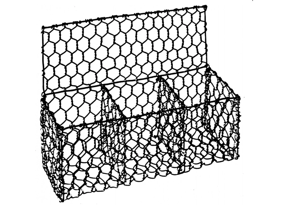Easy Assemble Rockfall Protection Net Gabion Basket Anti Rust Gabion Box Woven Stone Filled Gabion Basket