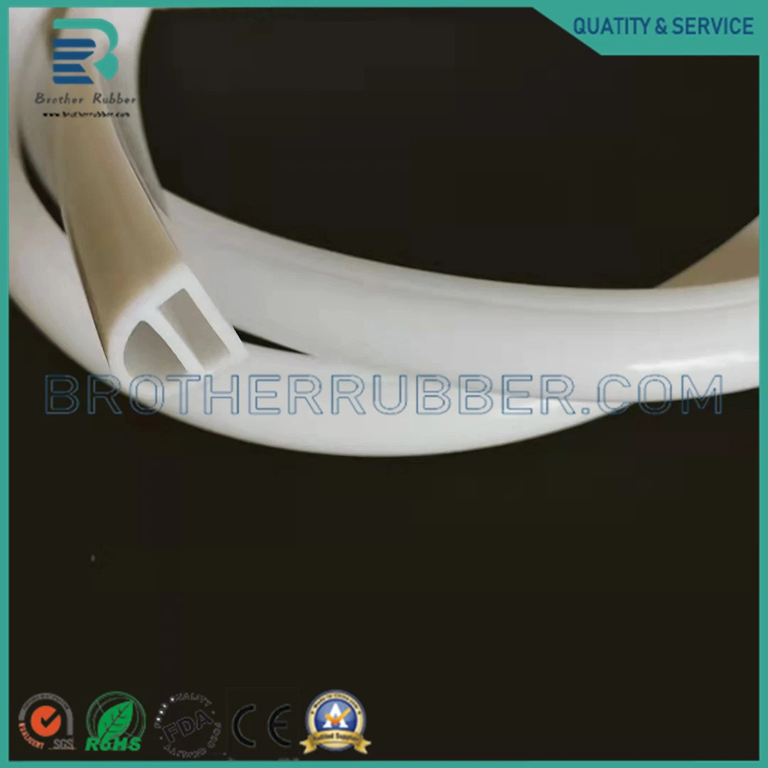 High quality/High cost performance  Transparent Rectangular Silicone Tube for LED Strip