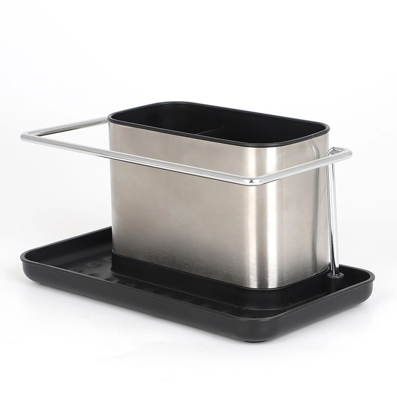 Metais de cozinha de aço inoxidável Caddy Dissipador Organizer