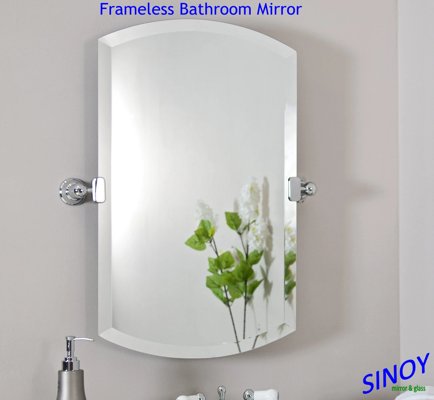 Float Glass Double Coated with Italy Fenzi Paint Shower Room Mirror