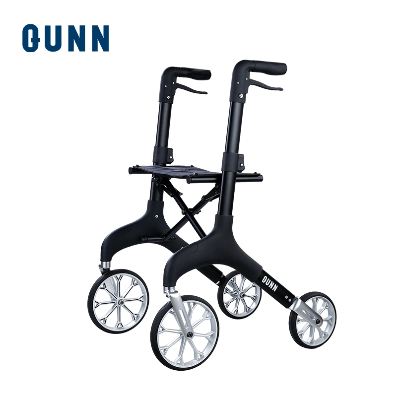 Qunn Rollator Jazz pour adultes en aluminium de haute qualité pour personnes âgées.