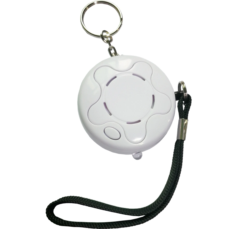 Promotion Gift 120dB Anti Attack Security LED Personal Alarm for Lady Children Elders