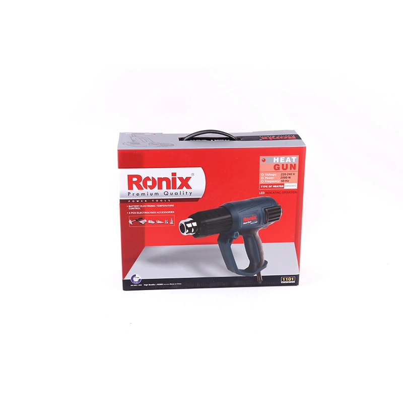 Ronix Model 12000 واط ضبط سريع لدرجة الحرارة الهواء الساخن الكهربائي مسدس لالتفاف بلاستيكي لحام مسدس ساخن
