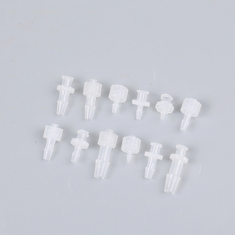 1.6mm-6.4mm Plastic Male Luer Joint Plastic Hose Joints Plastic Thread Joint