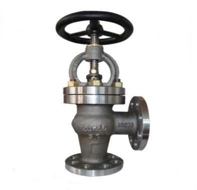 Angle Valve JIS F7314 Cast Steel Marine Valve 20K with High Quality