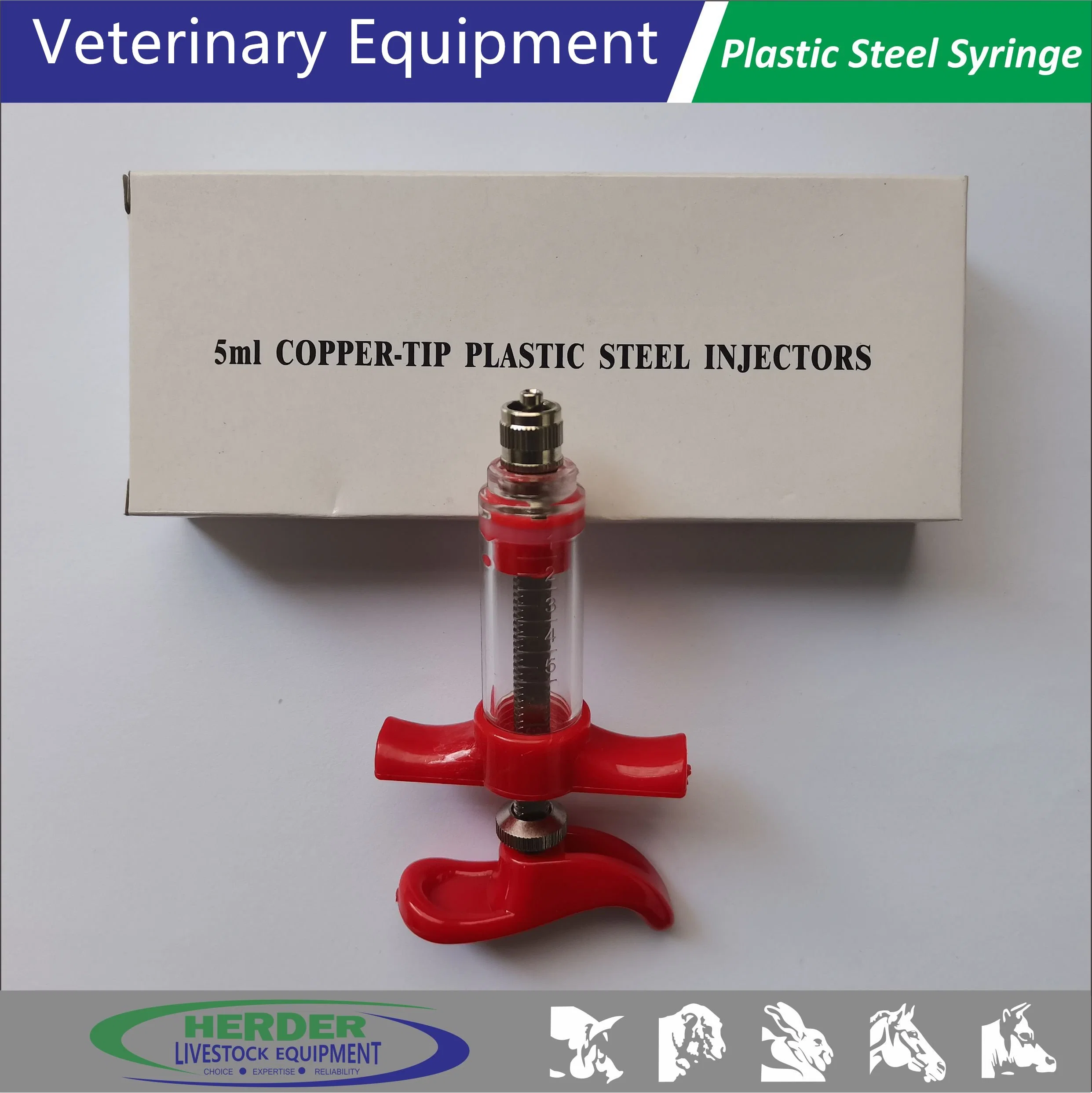 Veterinary Vaccine Injector Gun Auto Syringe Poultry Injection Automatic Syringes