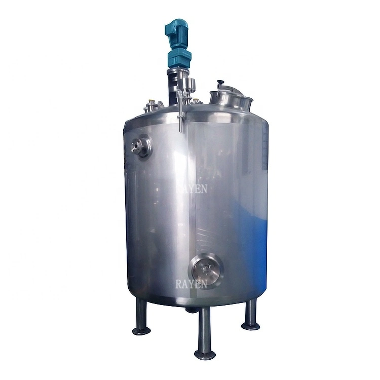 SUS304 Heated Jacket Mixing Tank Stainless Steel Reactor Vessel