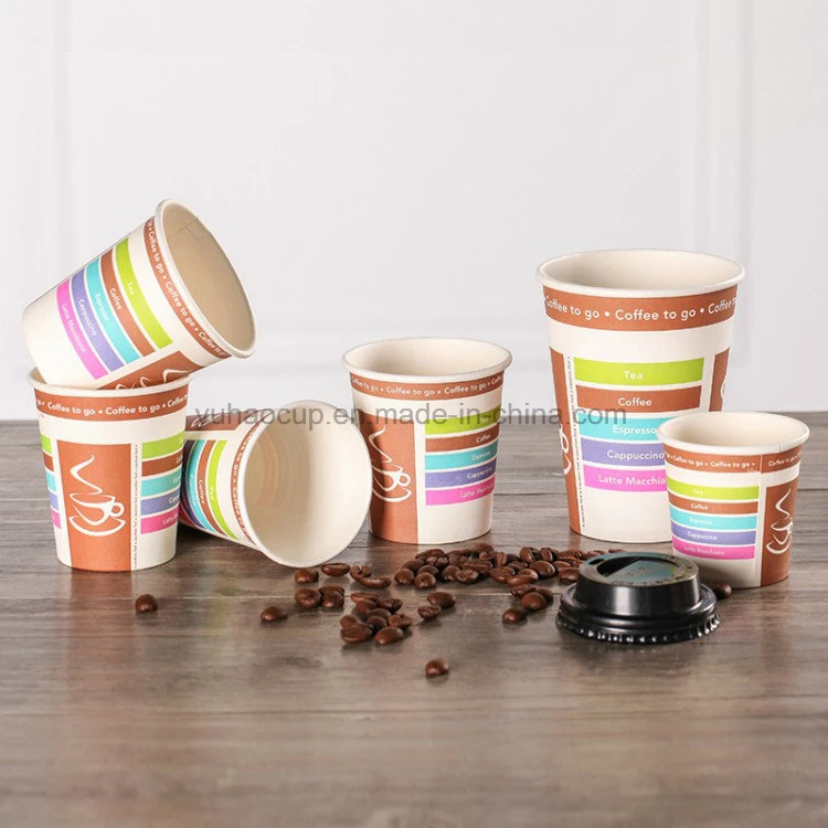 8oz/10oz/12oz Diposable White Paper Cup for Hot Drink