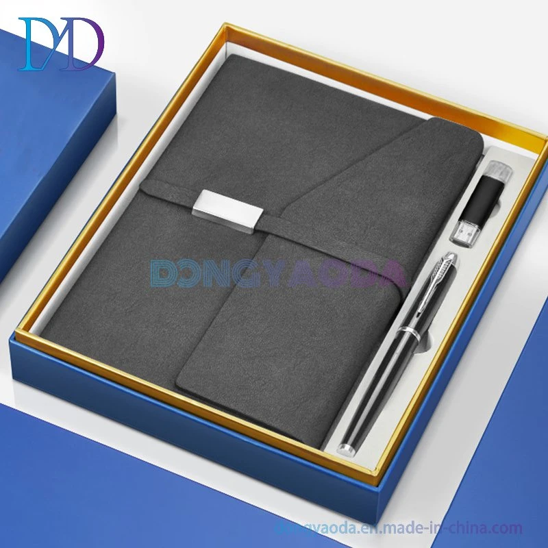 A5 Notebook/U Disk Storage Disk/Gel Pen/Business Diary Set