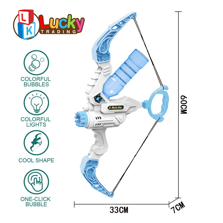 2 en 1 Bow Arrow Bubble Gun y Bubble Water Blaster