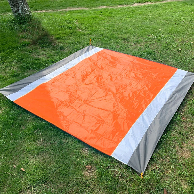 Tapis de plage de pique-nique sans sable étanche et résistant au sable pour l'été en plein air.