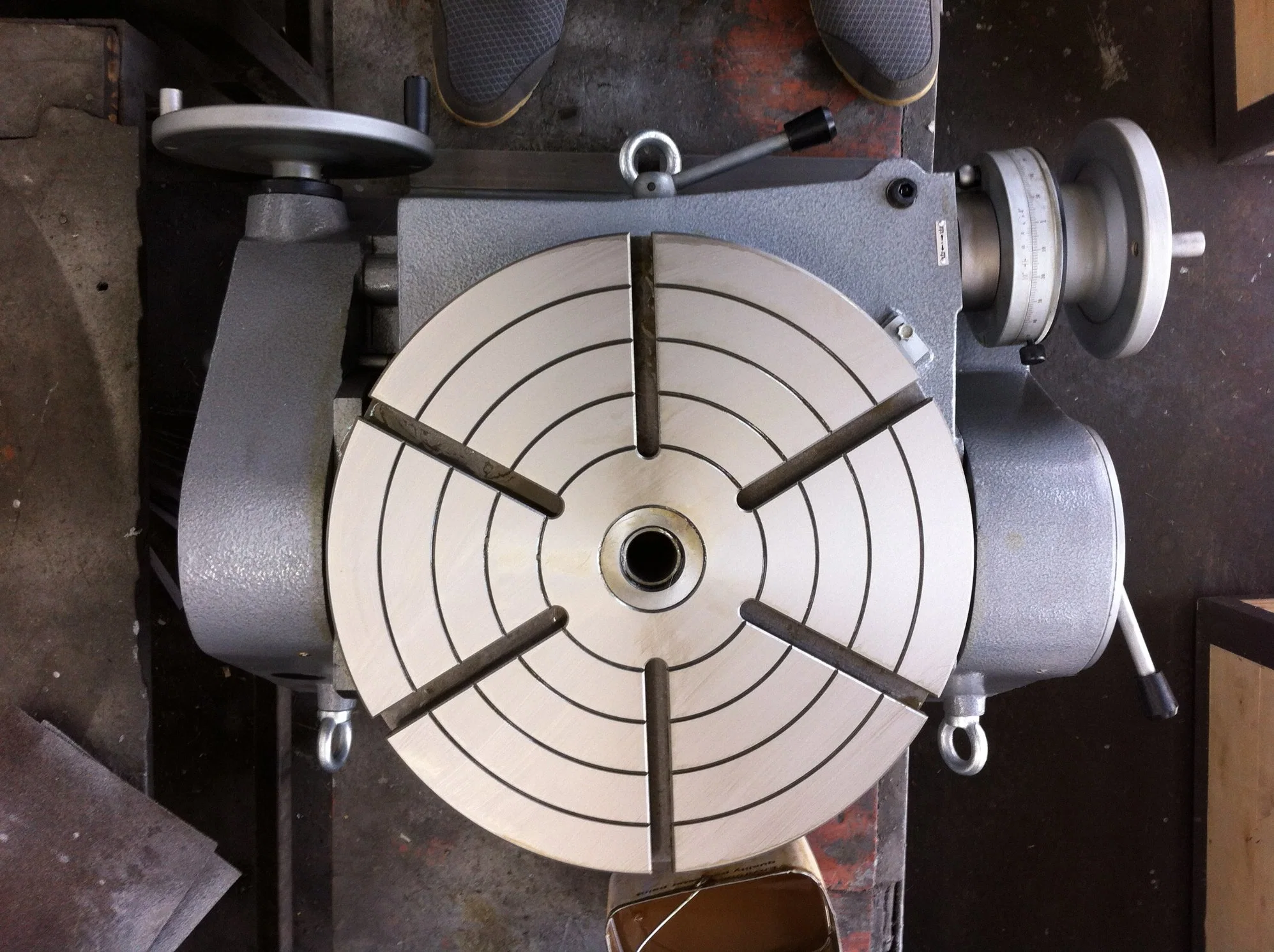 Table rotative manuelle horizontale Ts1000A 100 mm/160 mm/200 mm/250 mm/320 mm/400 mm/500 mm/630 mm/800 mm/1000 mm