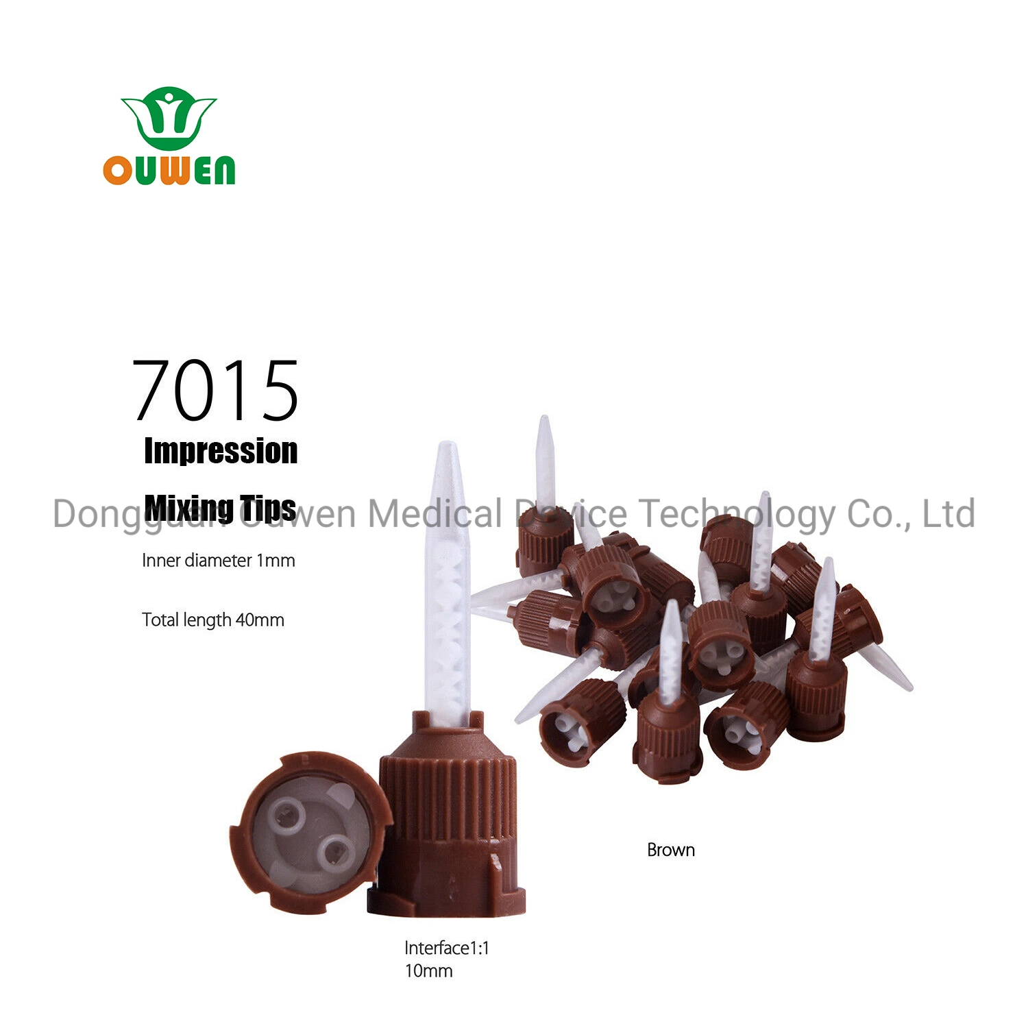 Ouwen Hot Selling Dental Equipment 1: 1hight quality Dental Mixing Tips