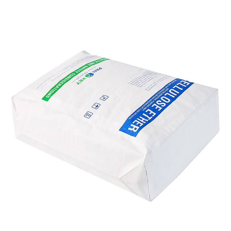 Multi-Layer-Kraftpapier quadratischen Boden Ventilbeutel Verpackung 20kg Fliesenkleber, Zement, Gipspulver, Mörtel