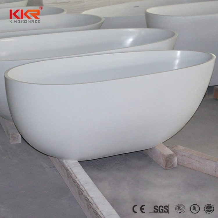 Artificial Stone Resin Free Standing Modern Design Bath