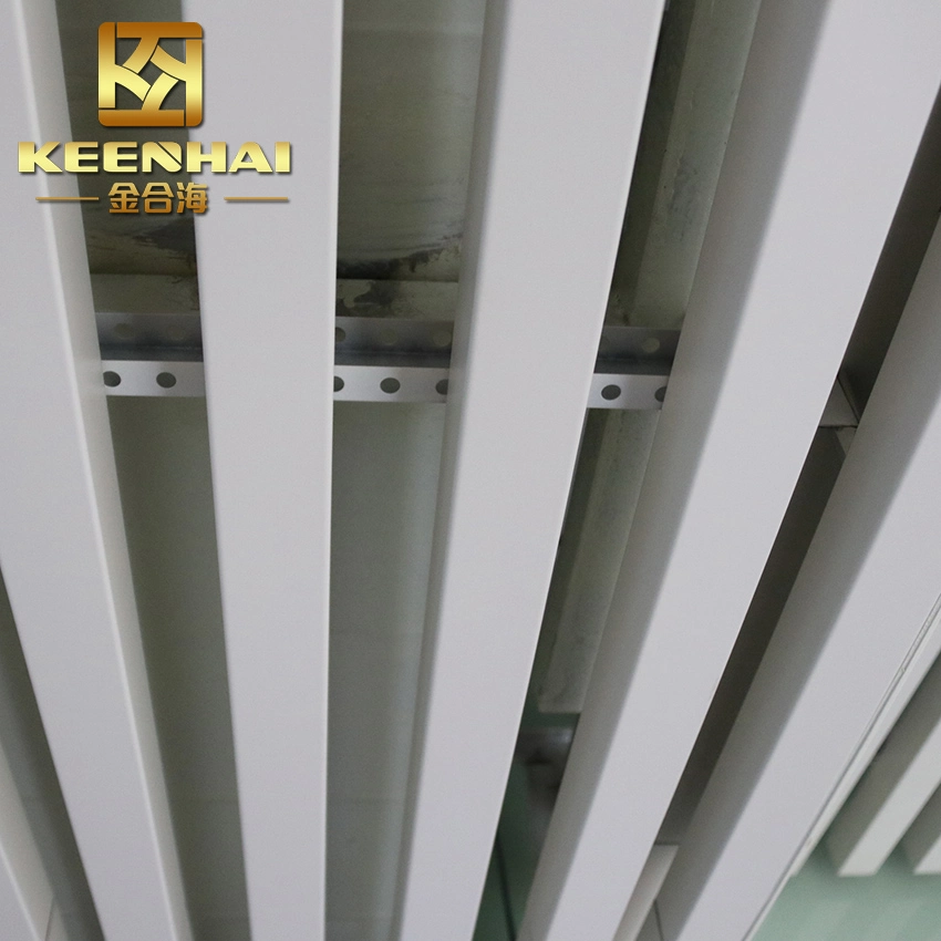 Decoration Material Metal Strip Ceiling Acoustic Profile U Shape Suspended Metal Aluminium Ceiling for Office, Hotel, Villa, Shopping Mall Decoration (KH-MC-U2)