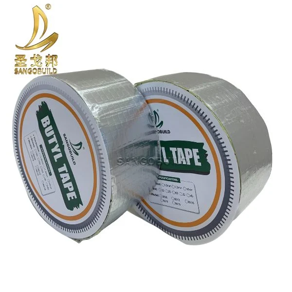 Waterproof Outdoor Single Sided Self-Adhesive Aluminum Foil Repair Butyl Tape