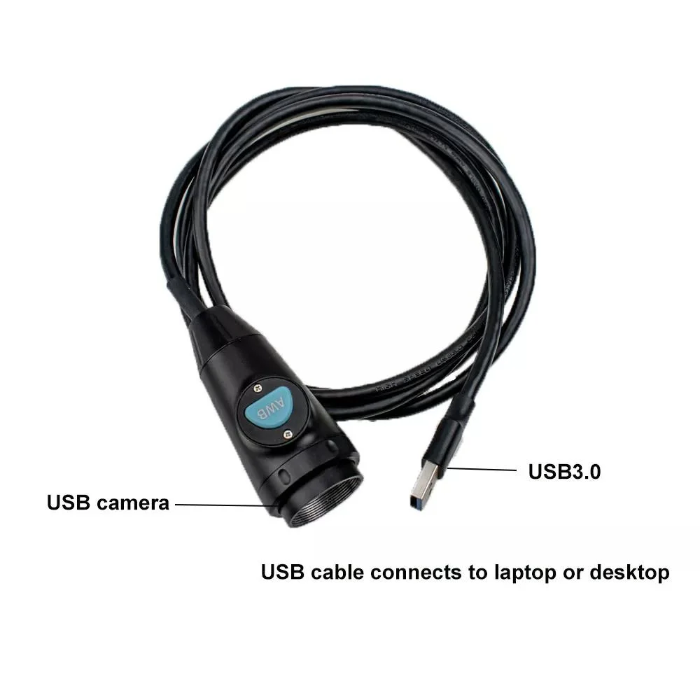 Caméra d'endoscope portable USB 3.0 Full HD pour ordinateur portable PC Windows