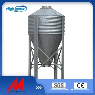 Farm Machinery Galvanized Silo 50ton Steel Hopper Bottom Silo Grain Silo