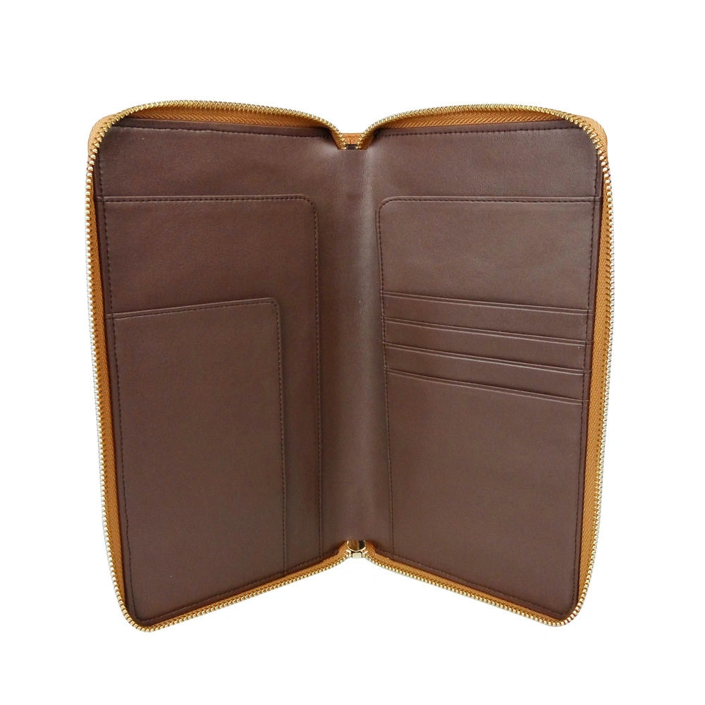 Custom Passport Cover Genuine Cow Leather Travel Wallet Passport Holder