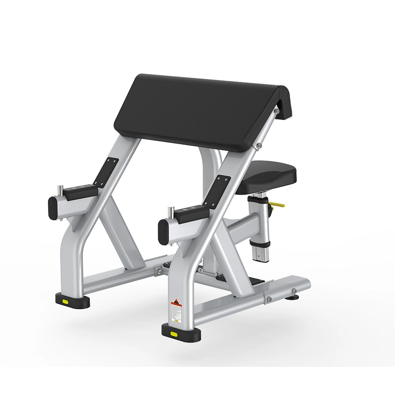 Banco Scott Barbell Rack Banco plano muscular dibujar la máquina