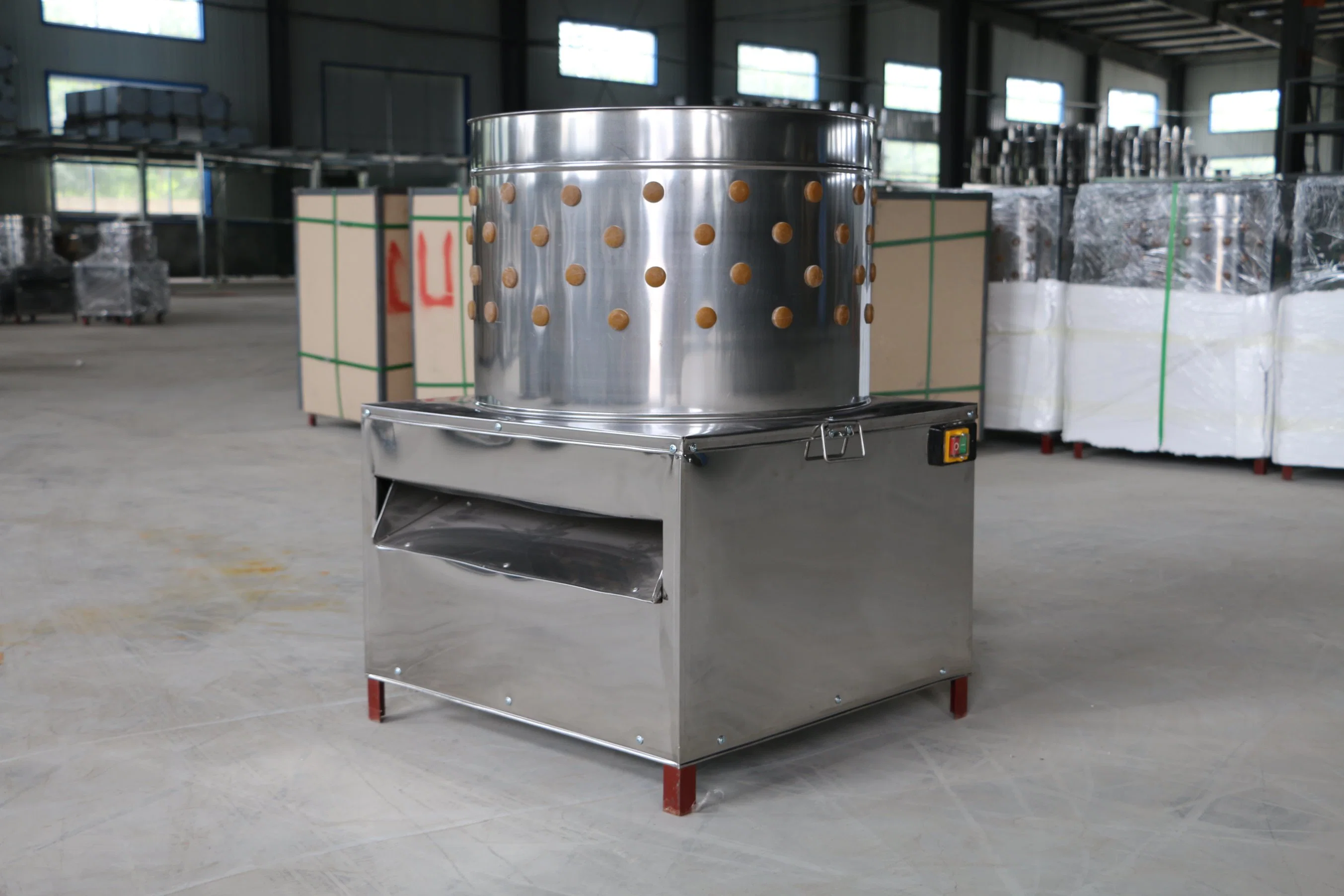 Hhd Fully Automatic Chicken Plucker Machine Poultry Slaughter Equipment for Quail Feather