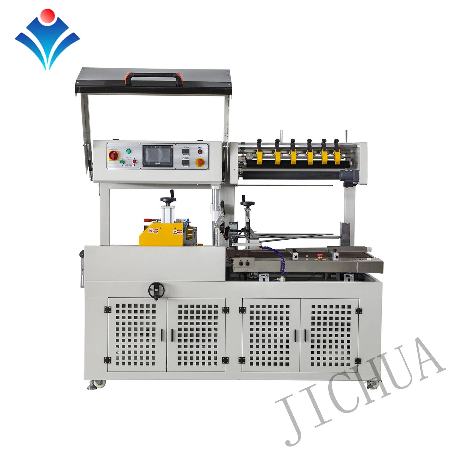 Automatic POF PE Film Case Box Book Heat L Sealing Shrink Wrapping Packing Machine