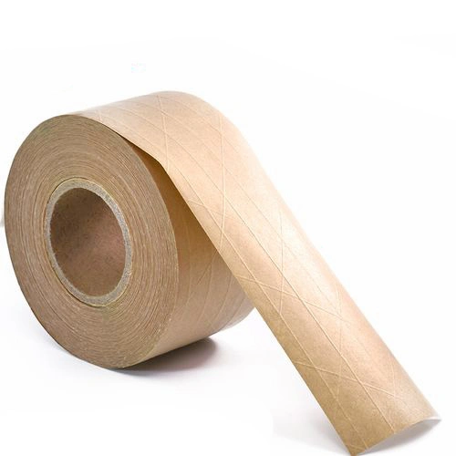 Kraft Sealing Tape Kraft Water Activated Tape Reinforced Kraft Paper Tape