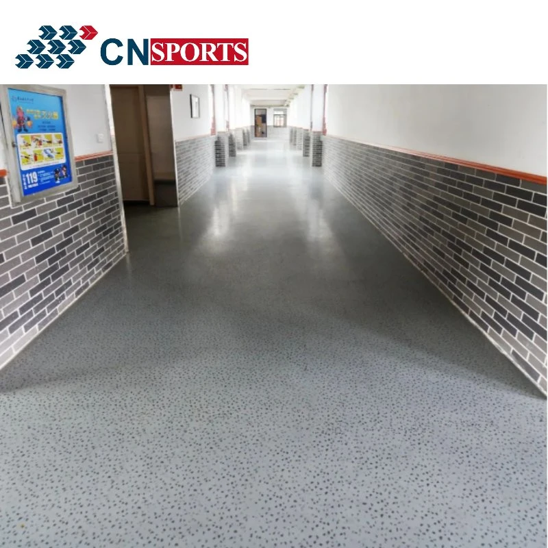 Colorful Easy Cleaning Spray Polyurea School Flooring, Hospital Floor, Hall Surface