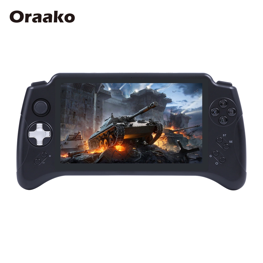 Tout nouveau téléphone portable Android 7.0 console de jeu 7 pouces IPS Écran tactile à quatre cœurs 2g RAM 32g ROM rétro Gamer console de jeu portable