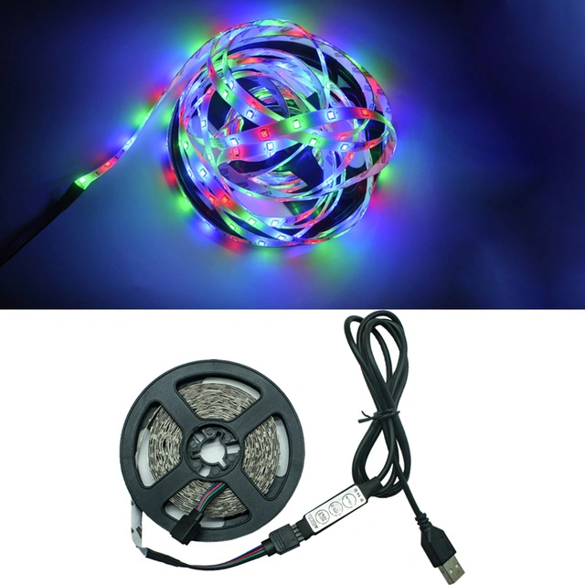 5m Tape DC5V tira LED Light com USB