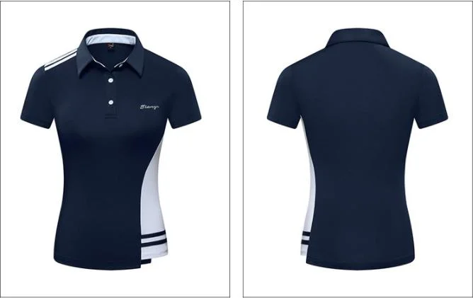 Camiseta de golf New Slim de corte alto para mujer