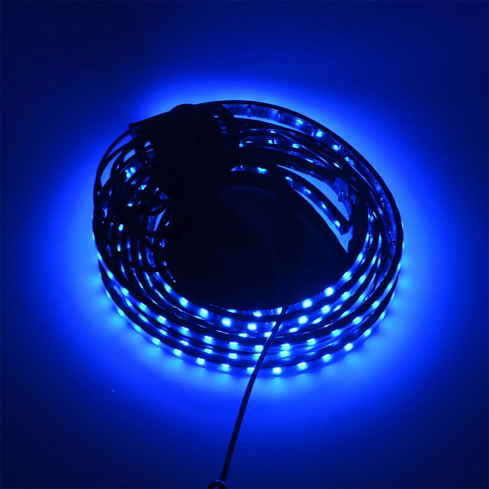 Waterproof 90cm 120cm 150cm RGB Remote Disco Music Atmosphere Underbody Car LED Underglow Flexible Strip Light