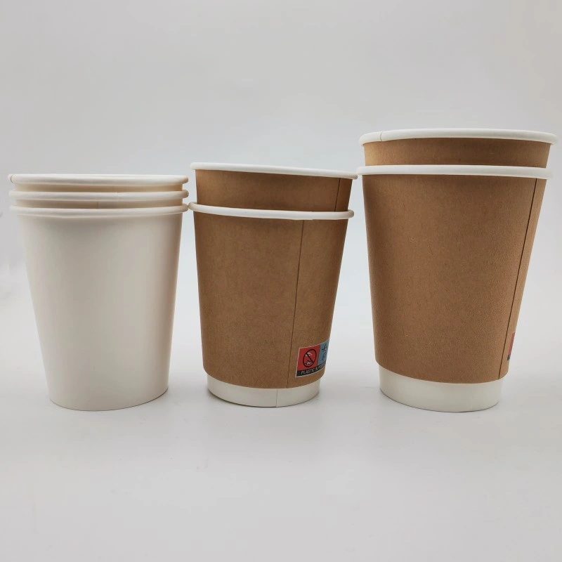 Logo Design Double Wall Paper Cup for Hot Drinks