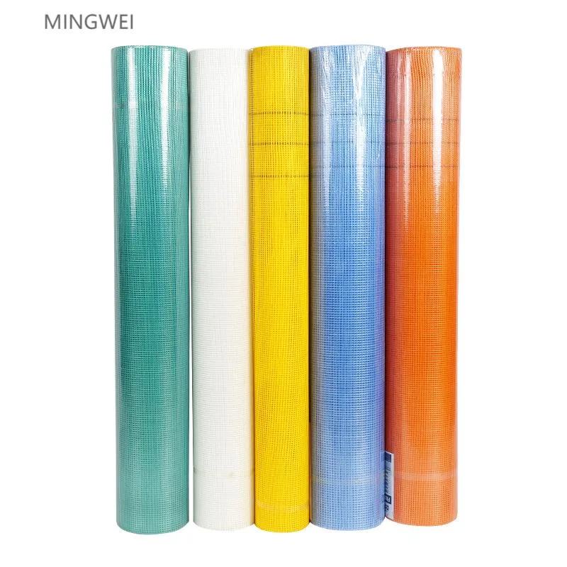 Mingwei Nicht Beschichtet Alkalierbeständige Glasfaser Mesh Stoff / Glas Fasernetz Gewebe 45g 55g 60g 75g 80g 85g 90g 100G 110g-500g