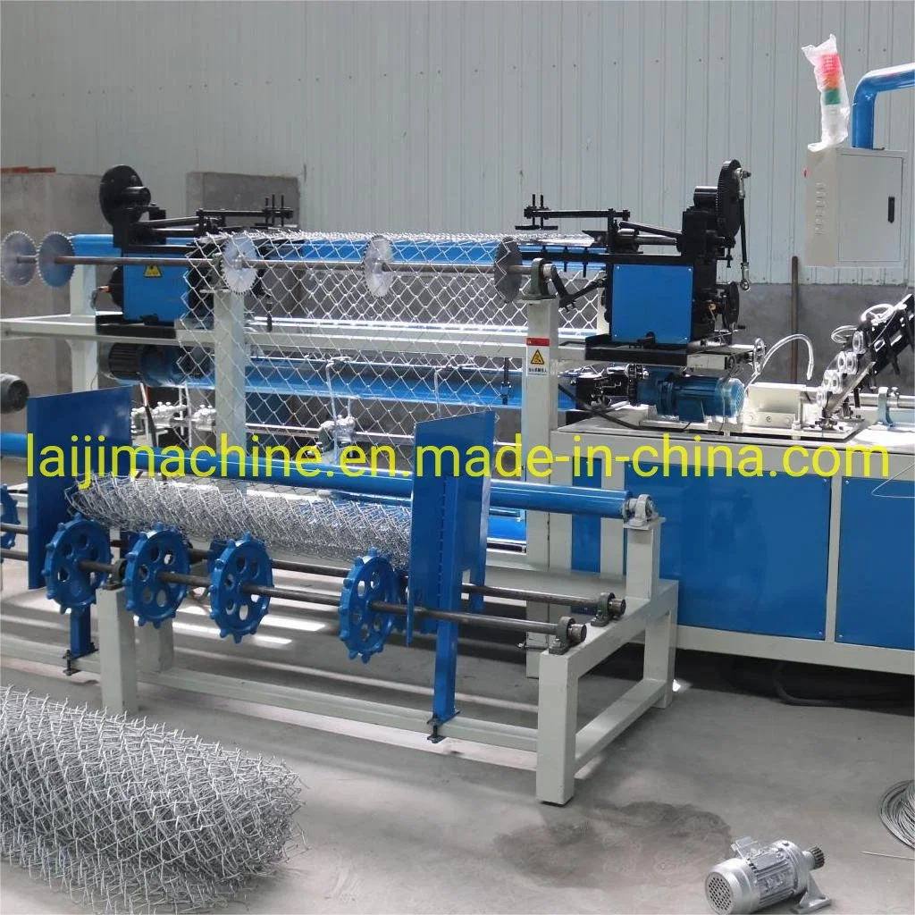 Semi Automatic High Speed Single Wire Diamond Mesh Making Machine Chain Link Fence Making Machine