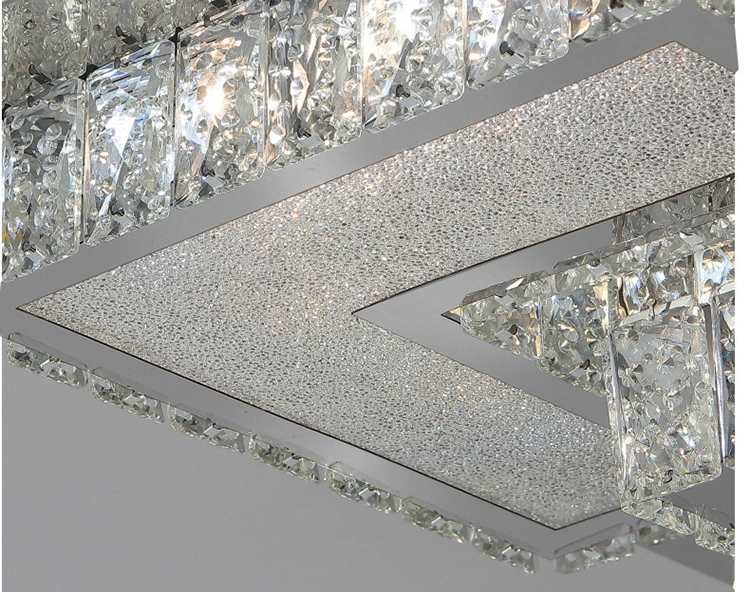 Lámpara de araña de luces de cristal de lujo moderno techo simple LÁMPARA DE LED la iluminación interior de lujo americana para decorar el dormitorio Salón Hotel
