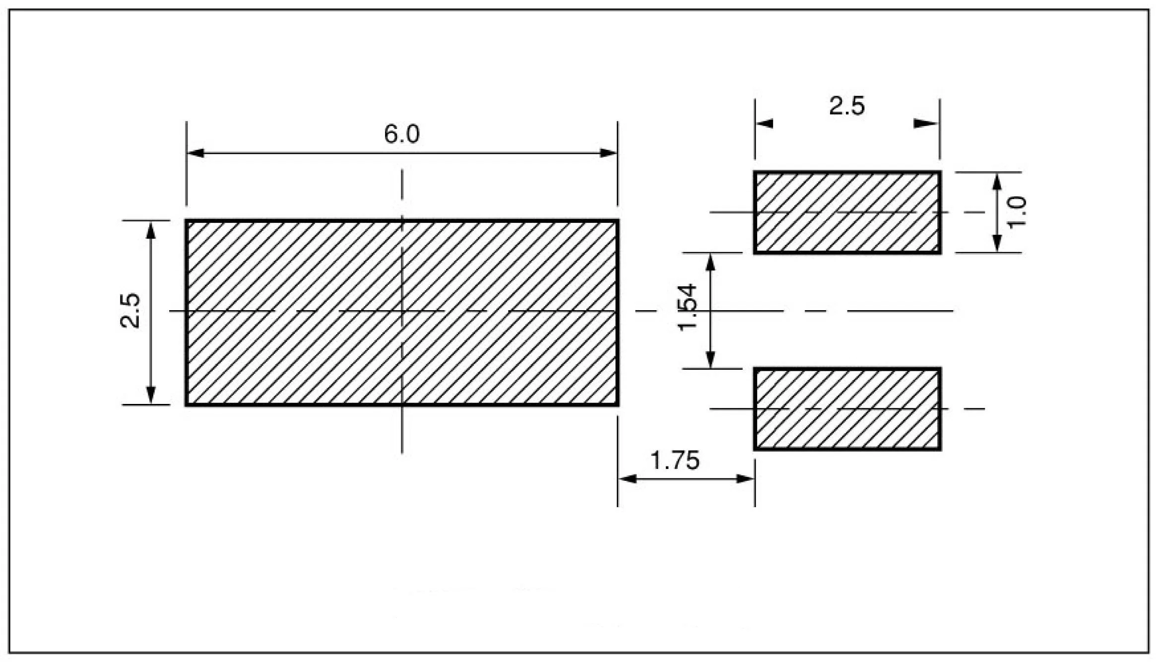 Câmara de ressonância de cristal FM206 de 32,768kHz 12.5PF kHz Câmara de ressonância de cristal FM206