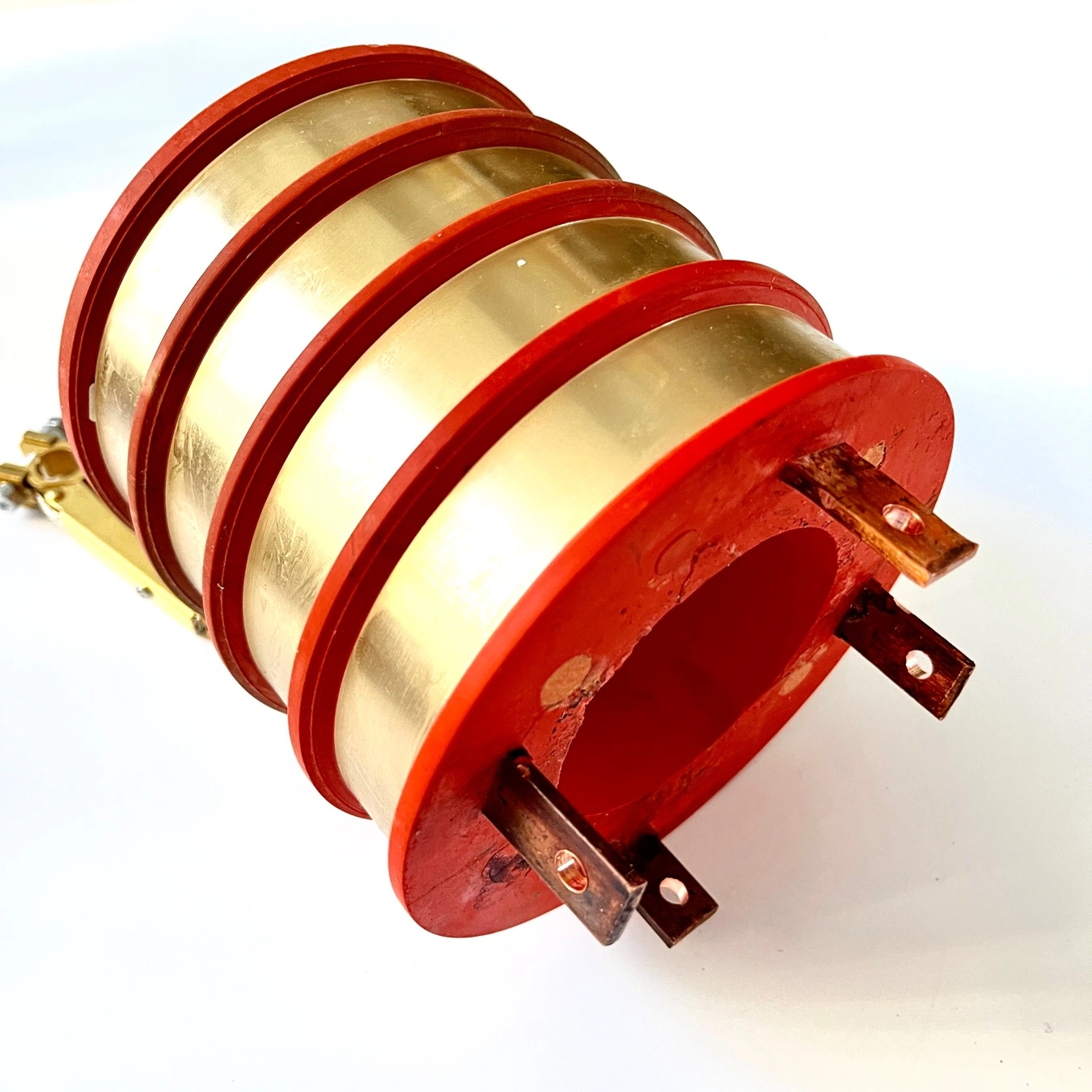 IP00 Sealed Degree of Carbo Brush Slip Ring Rotary Joint with Copper Graphite Contacting Materials