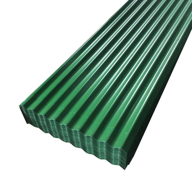 PVC Film Laminated Corrugated Galvanized Zinc Coated Color Coated Steel Sheet