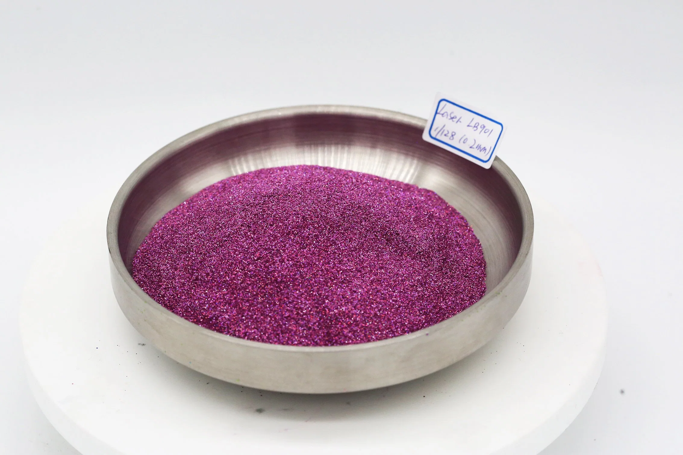 Colorful Peach Red Holographic Laser Biodegradable Hexagonal Glitter Powder for Holiday Supplies Decoration