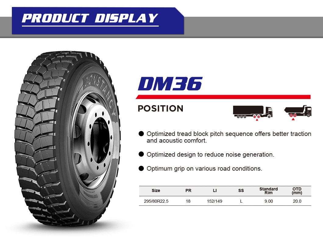 Neumáticos 295/80R22.5 TBR