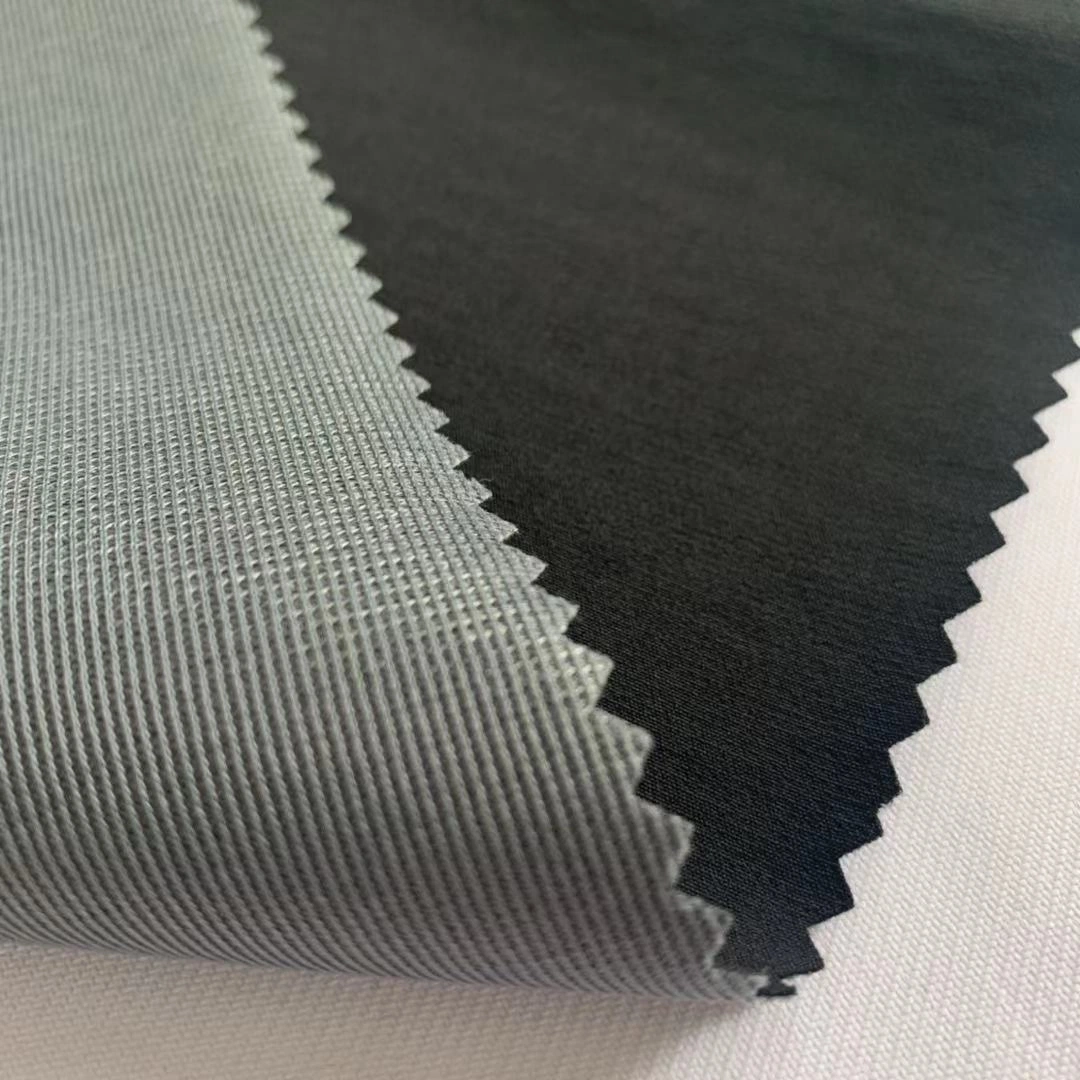 New Product Medium Weight Breathable Stretch Nylon Metal Fabric Textured Nylon Cloth