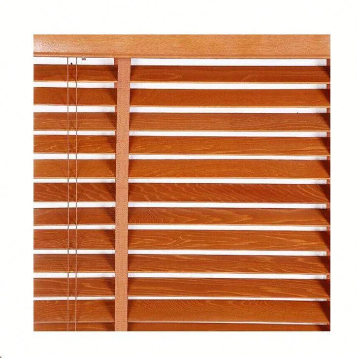 High Quality Paulownia Wood Integrated Slats Vertical Wooden Blinds Curtains Shutters Shades