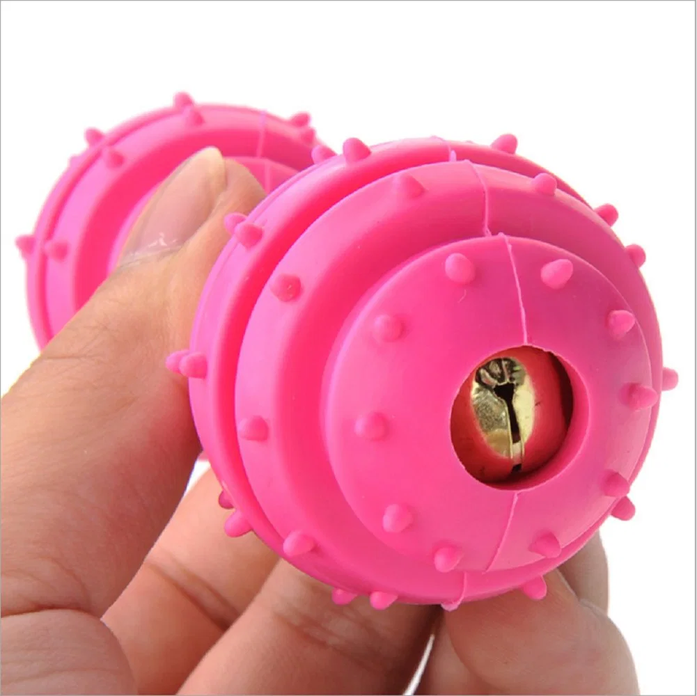 Puppy Chew Toy Rubber Rings Barbell Interactive Dog Toys Play Fetch Wbb17688